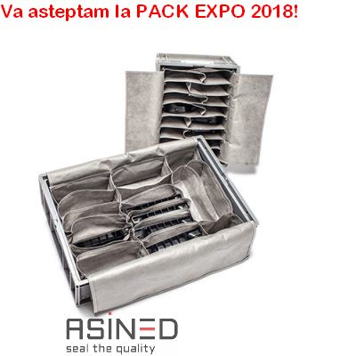 asined cutie insert ambalaje industriale Pack Expo